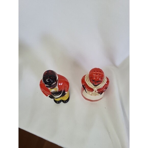 Vintage Americana Jemima Moses Salt Pepper Shakers F&F Plastic See* - Picture 4 of 11